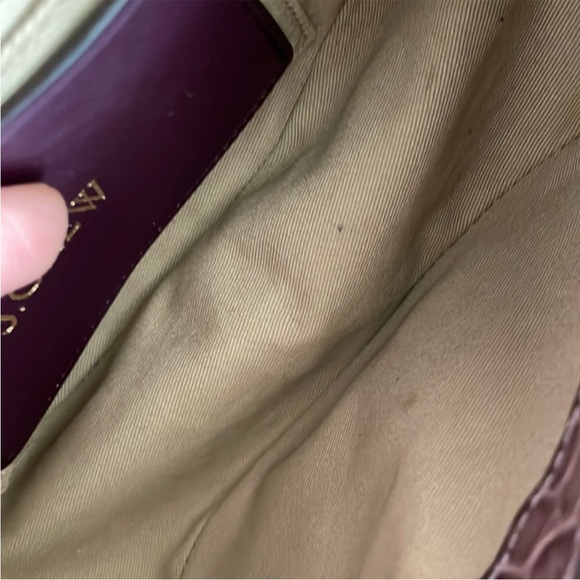 J. Crew Mauve Croc-Embossed Leather Crossbody Bag with Gold Hardware - Picture 11 of 16